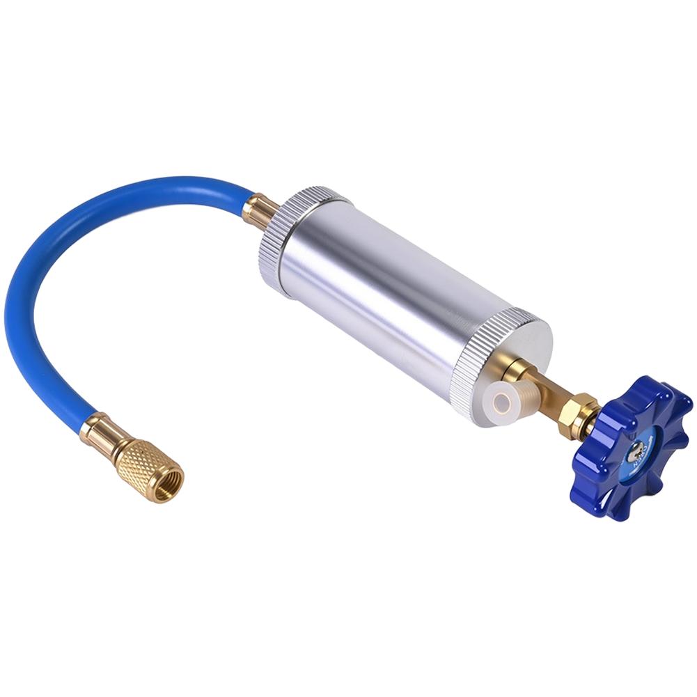 Aluminum Alloy Car AC Cooling Agent and Freezing Oil Charging Tool for Reliable Air Conditioning System Service and Maintenance
