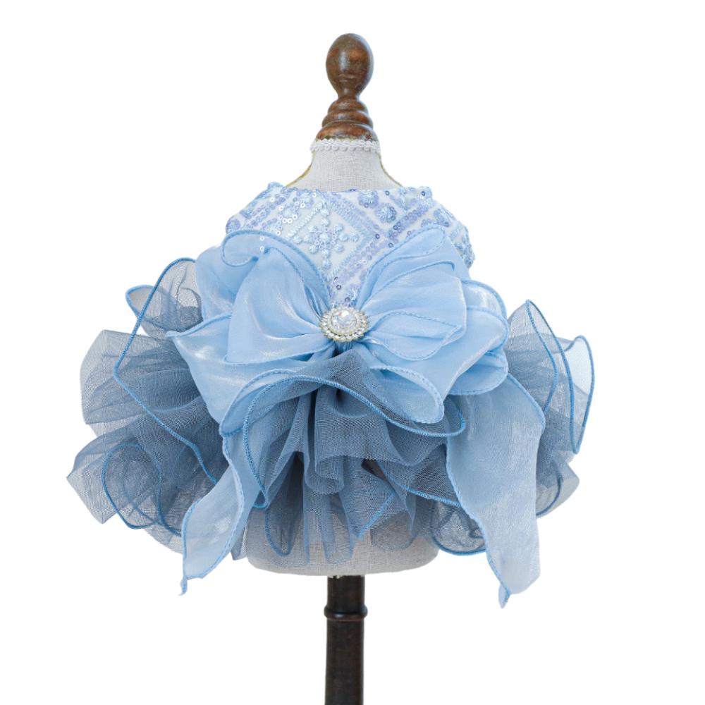 Fluffy Pet Princess Dress Soft Pet Costume Puppy Fairy Skirt  for Small and Medium Sized Dogs