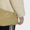 Adidas Originals Retro Sports Stand Collar Color Block Splicing Zipper Long Sleeve Jacket Women Jacket Yellow H29563