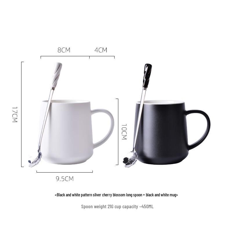 Ally Ceramic Coffee Mug with Lid & Spoon