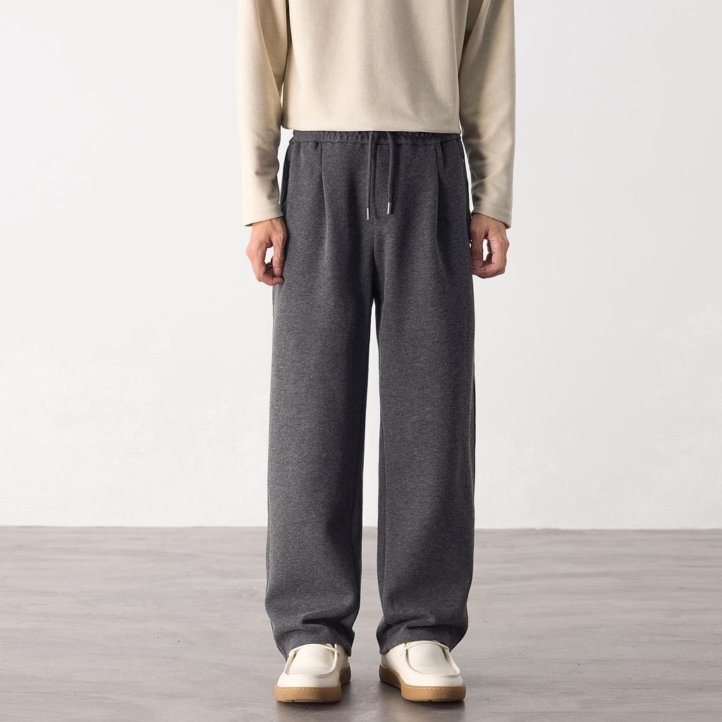 Casual Trousers Spring and Autumn Comfortable Loose Straight Drape Style Trend Loose and Versatile American Wide-leg Trousers
