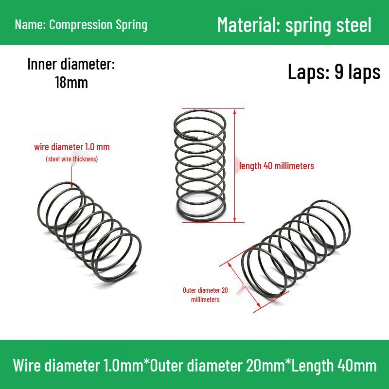 Heavy Duty Y-Type Compression Spring Shock Absorber, 1.0mm Wire Diameter, Outer Diameter 5-20mm.