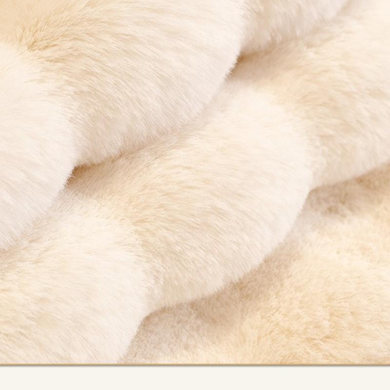 Plush sofa blanket comfortable soft bubble plush bedroom living room non-pilling non-shrinking blanket