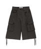 Saendeulig Cargo Bermuda Cotton Shorts_Charcoal