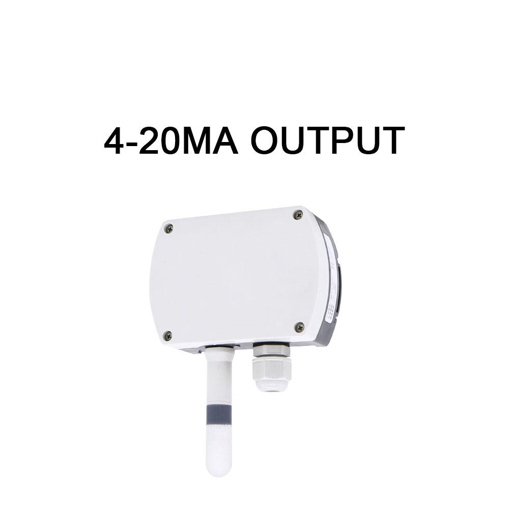 4-20mA RS485 Modbus wall-mounted temperature and humidity transmitter Sensor with display track installation CWT-XYTH-A