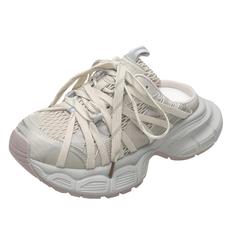 Fashion Women's Half Slippers Platform Ladies Sandals Comfort Slip-on Sneakers for Women Trendy Mules Hiking Sandals for Women Outdoor