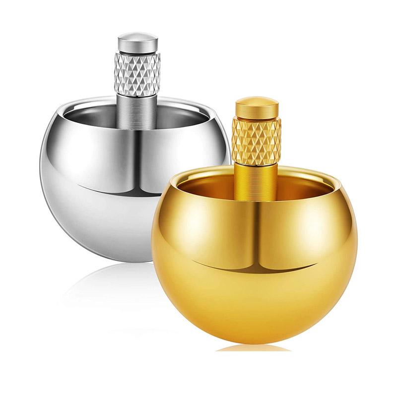 Metal Mushroom Head Gyroscope For Children's Anti Pressure Simple Rotation Automatic Inverted Gyroscope Popite Anti Pressure
