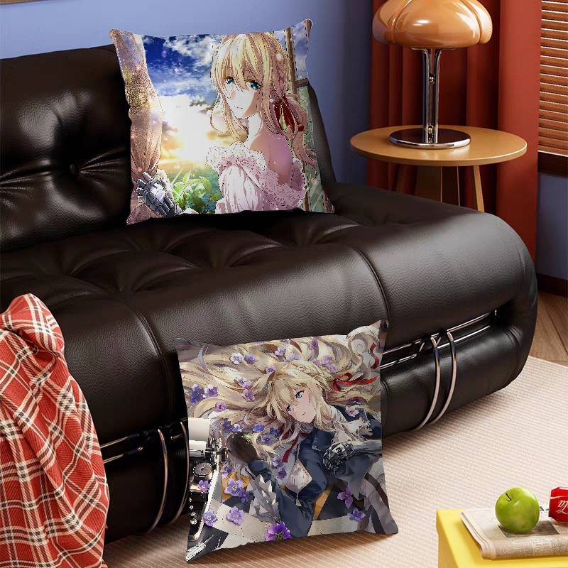 Novel V-Violet E-Evergardens Pillowcases Home Bedding Decorative Pillow Cover Wedding Super Soft Pillow Case