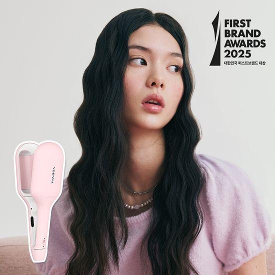 VODANA glow wave curler 40mm powder pink (wave perm)