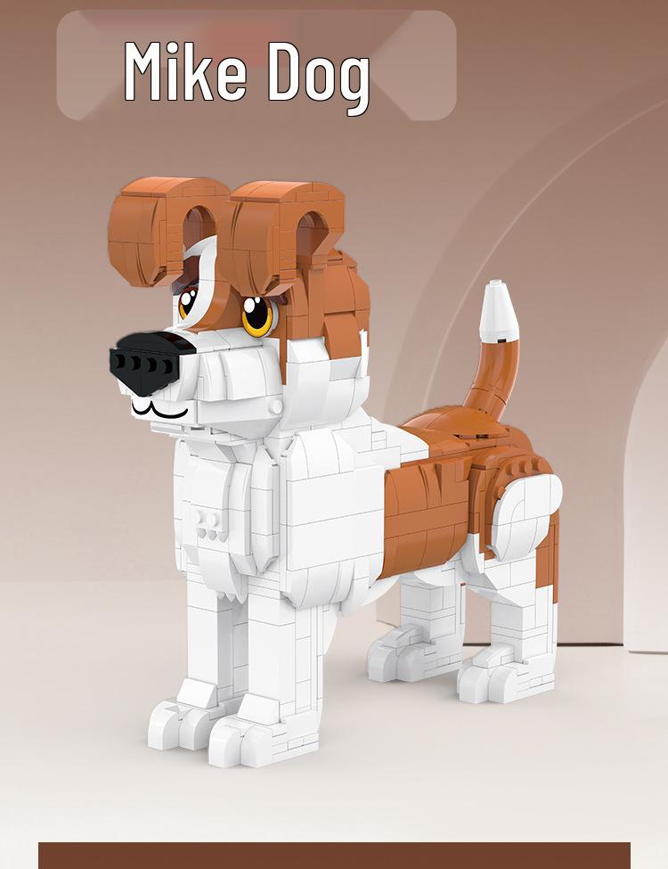 BeleDi Adorable Pet Building Blocks: Husky, Cat, Dog Educational Toy & Gift