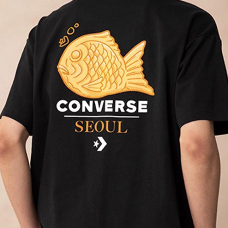 Converse Unisex T shirT overfiT Wide fiT Mch647 Gda
