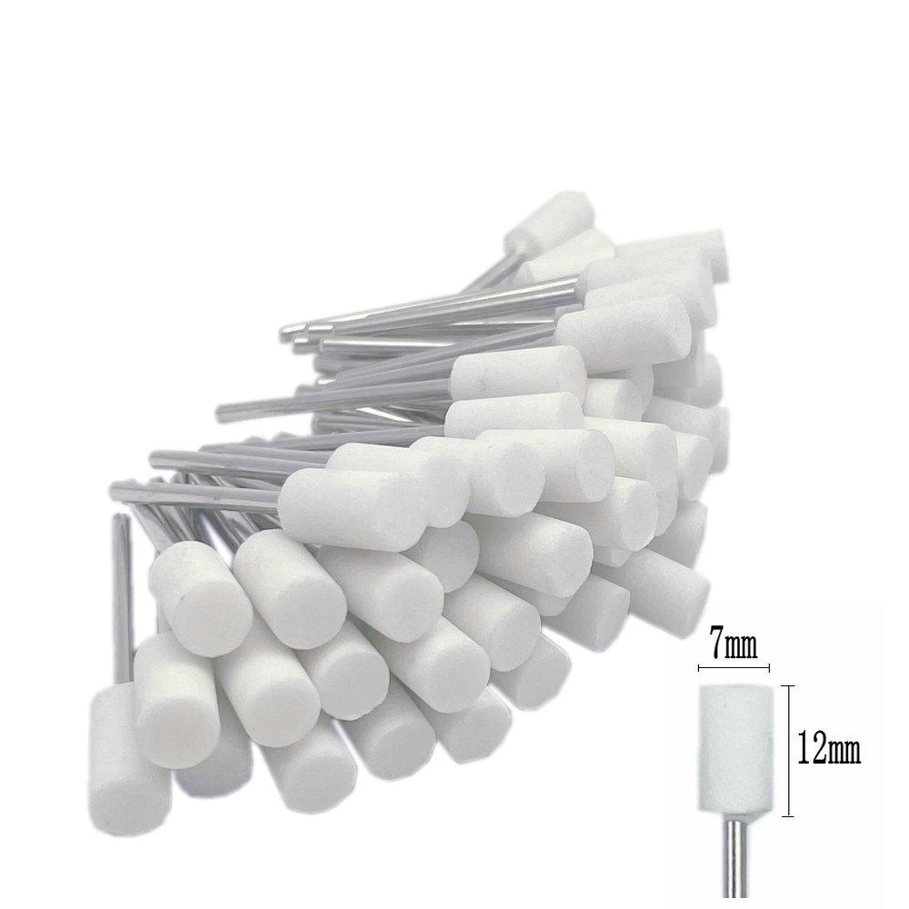 50pcs/set  Dental Stone Grinder Polisher Burs For Contouring Shaping Porcelain Dental Rotary Stone Polisher 2.35mm Shank