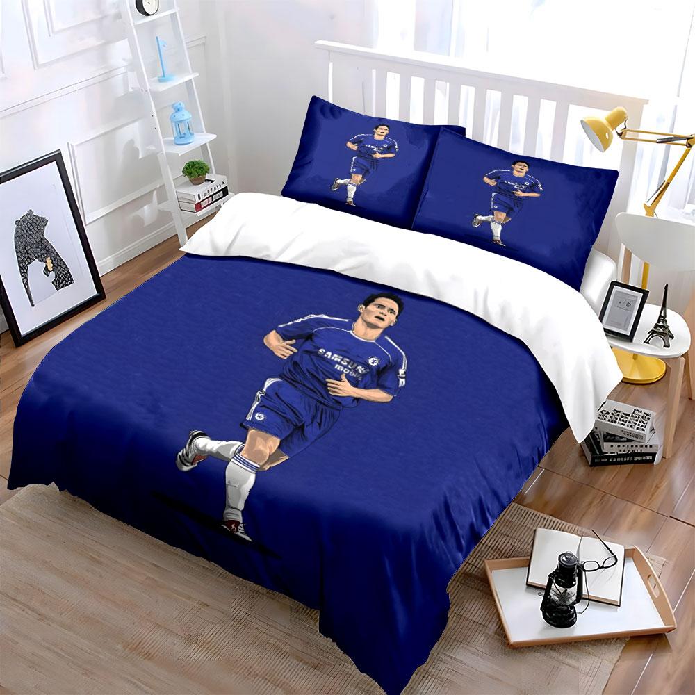 Soccer Player In Uniform. Bedding Sets Duvet Cover Sets Duvet Covers Pillowcases(1 * Duvet Cover 2 * Pillowcases Without Duvet Insert)