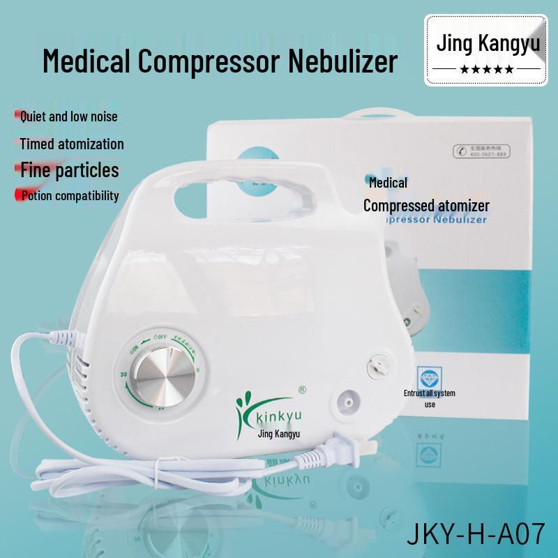 Jing Kang Yu Compressor Nebulizer JKY-H-A07 for Home Use - Mucus Relief for Adults, Children, and Infants AC Power