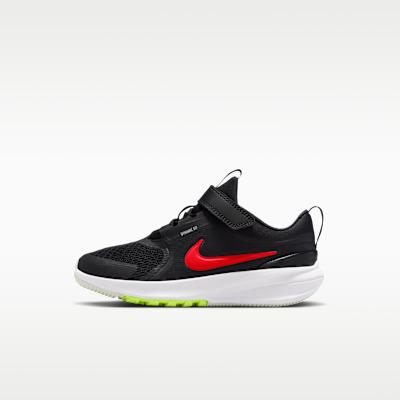 Nike Star Runner 5 Black Volt Tint Bright Crimson (PS) 28
