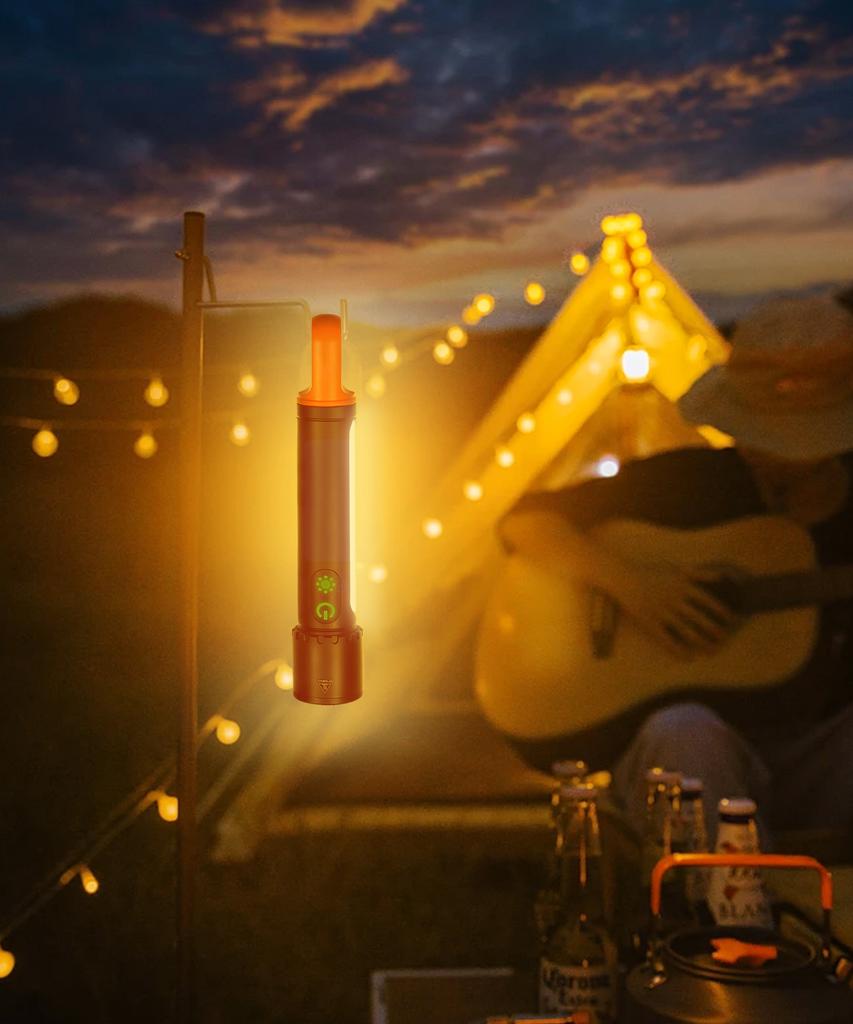 20W Powerful Flashlight 3500 mAh Rechargeable Outdoor Camping Light 9 Mode Waterproof Emergency Lamp Portable Fishing Work Torch