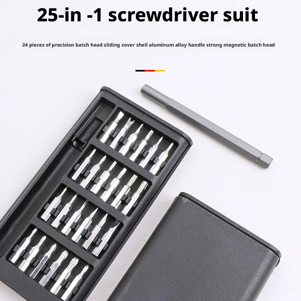 25 In 1 Precision Screwdriver Set Mobile Phone Clock Computer Multifunction Maintenance Disassembly Tool Set Screwdriver 24pcs