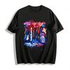 2026 Art Graffiti Style Printed Trendy Casual Short Sleeve Top Pure Cotton T-shirt