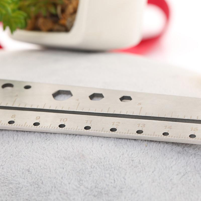 Multifunctional Stainless Steel Angle Ruler Measurement Tool Kawaii School Supplies Art Craft Geometry Drawing Instrument