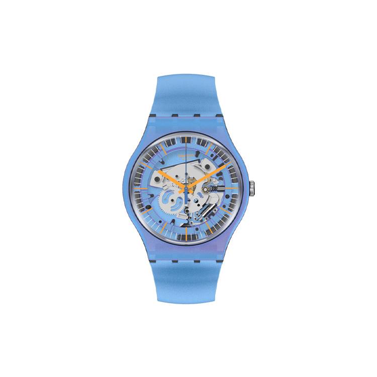 SWATCH Unisex 41mm Blue Watch SUOM116 SUOM116 Blue