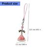 Youthful Bowknot Cake Phone Pendant Elegant Bowknot and Cake Smartphone Chain Unique Phone Charm Bag Hanging Decors