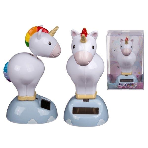 Unicorn Solar Animated Nodding Figure