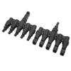 Solar T Branch Connector 1 To 5 PPO IP67 Waterproof Female Male Safety Protection Solar Panel Power