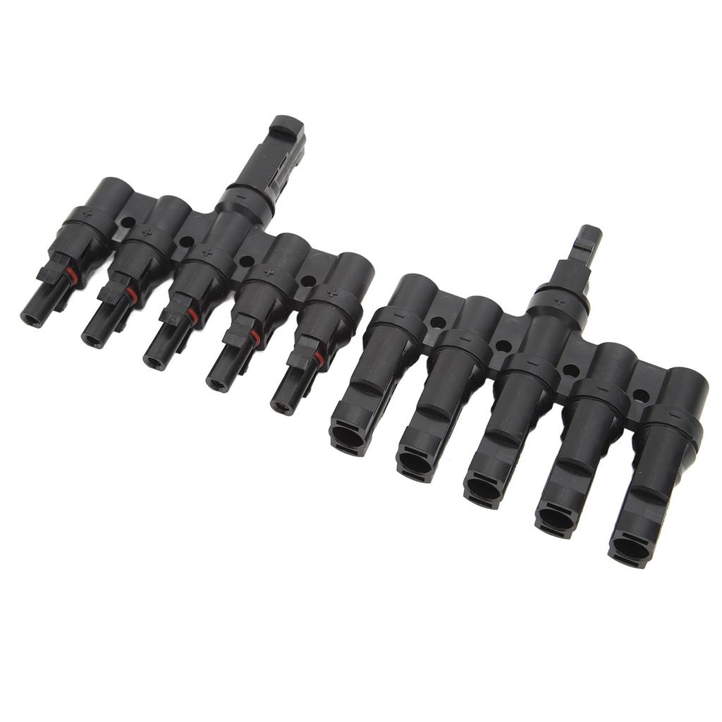 Solar T Branch Connector 1 To 5 PPO IP67 Waterproof Female Male Safety Protection Solar Panel Power