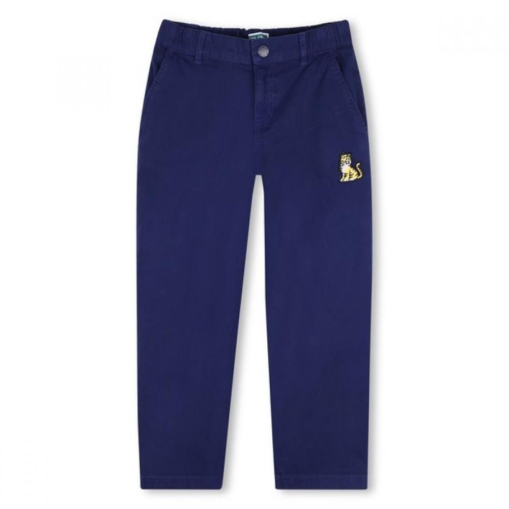

Kenzo Kids 3 12 Years Cotora Chino Pants 26ss Z265afpr16 navy/12Age_152CM