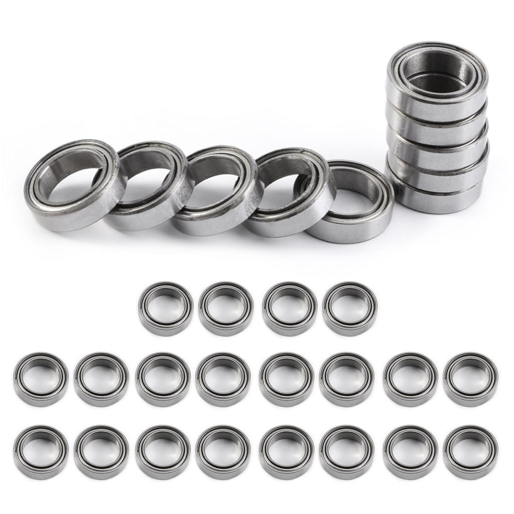 30 Pcs Thin Wall Bearing 6700ZZ 10x15x4mm Low Noise Double Shielded Small Bearings