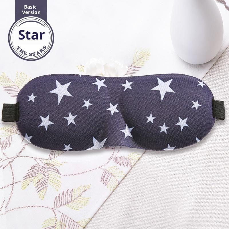 Custom Logo Comfortable Breathable 3D Contoured Foam Eyemask 100% Blackout Eye Mask for Sleeping with Adjustable Strap