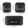 1pcs Leather Car Seat Storage Hanging Bag With Adhesive Storage Pocket For AMG W108 W124 W126 W140 W168 W169 W176 W177 W190 W201