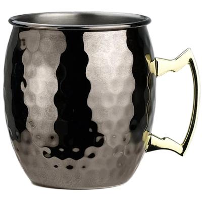Neuer Cocktail-Weinbecher Moscow Mule-Becher aus gehämmertem, verkupfertem Edelstahl, Bierbecher, Kaffeebar-Werkzeug, Trinkgeschirr für den Ramadan