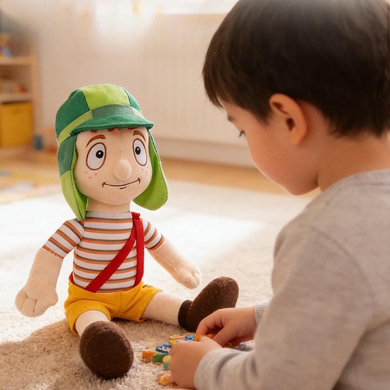 Pluszowa Lalka Dziecięca El Chavo Z Ubrankami I Akcesoriami Na Urodziny I Jako Prezent