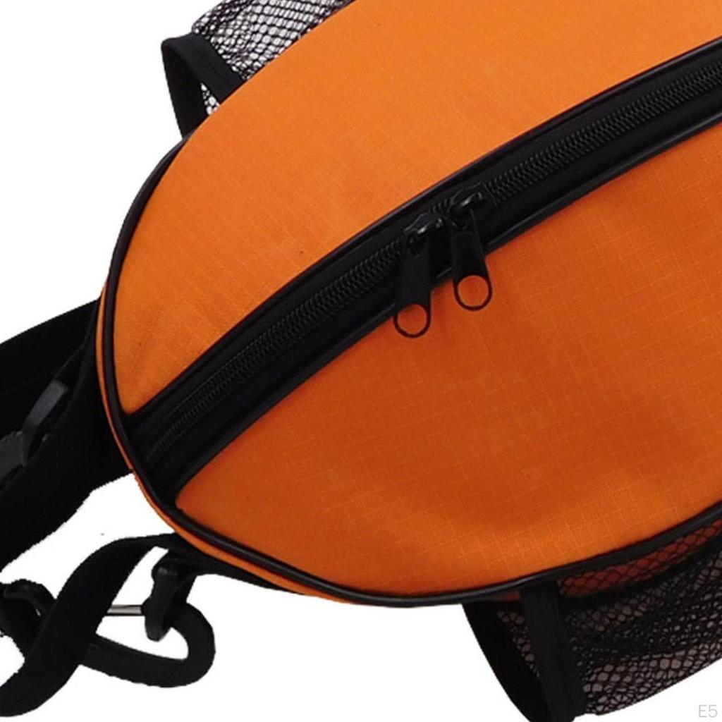 Sports Ball Storage Athletic Convenient Adjustable Shoulder Strap Basketball Bag for Baseball