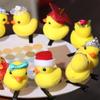 Fashion Flower Duck Hair Clips Plush Cap Chicken Side Barrettes Hair Accessories Funny Cartoon Duckbill Clips Party