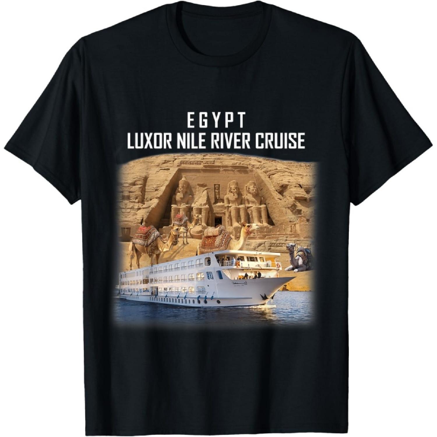 Camel Pyramid Egyptian Egypt - Nile River - Valley of Kings T-Shirt S чёрный