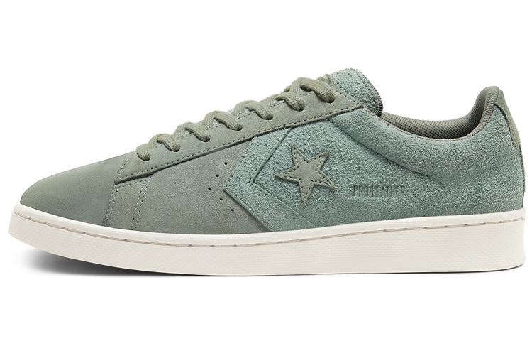 Converse Pro Leather Low Earth Tone Suede - Lily Pad 43