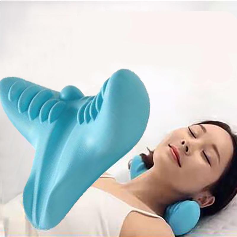 

Массажная подушка для шеи, плеч, шейного отдела хиропрактики, тяговое устройство, массажная подушка для облегчения боли, массажер для шеи и тела