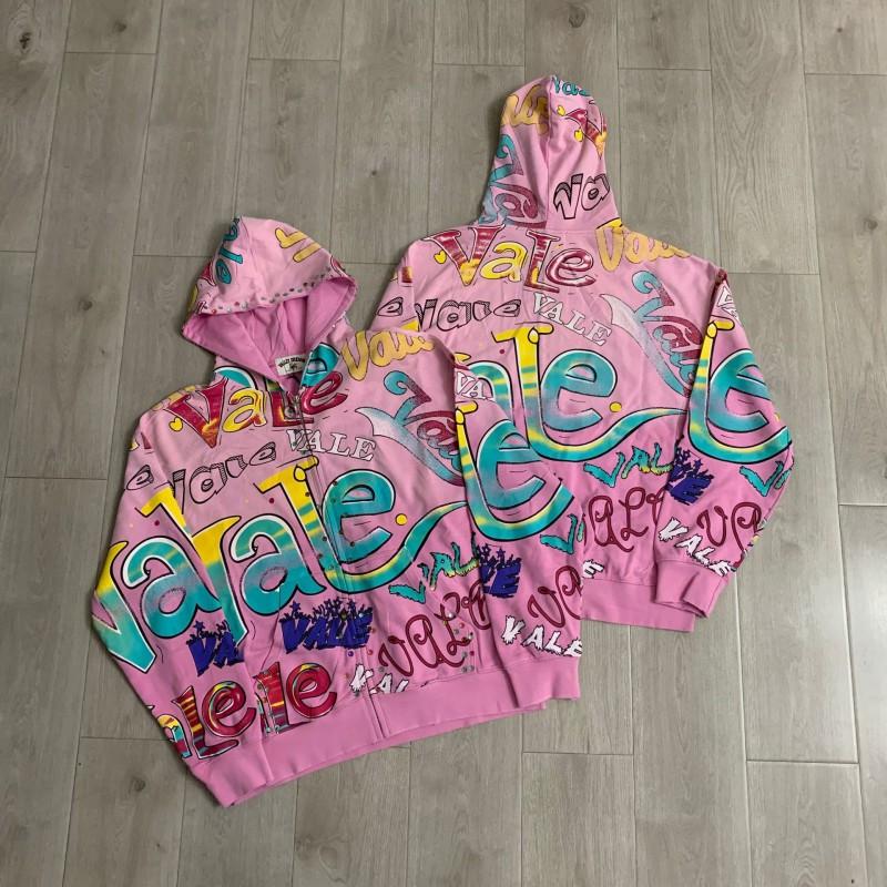 Mens Cotton Hooded Sweatshirt With Embroidered Rhinestone Design Streetwear Casual Top
