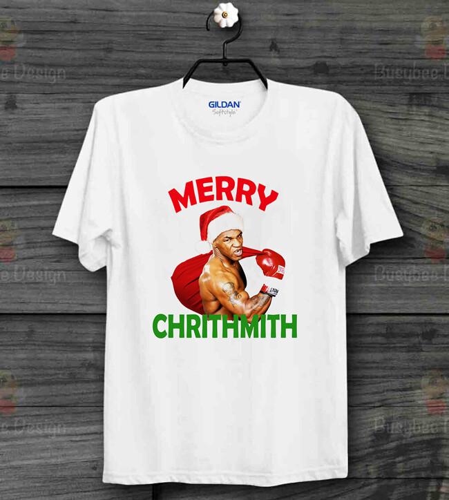 

Mike Tyson Merry Christmas Chrithmith t shirt Xmas UNISEX T Shirt B835 XL