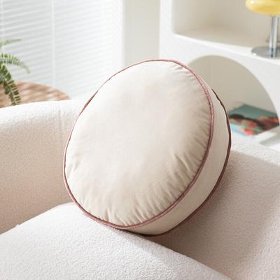 Round Cushion Soft Velvet Pillow Floor Futon Cushion Tatami Japanese Style Pillow Cushion Modern Home Decor On Sofa Couch Chair