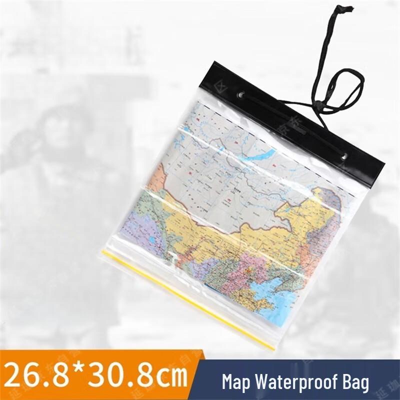 Waterproof Transparent Document and Map Pouch