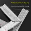 Aluminum Square Tool Right Angles Ruler Precise Marking And Measuring Capability For Professional Carpentry Tasks