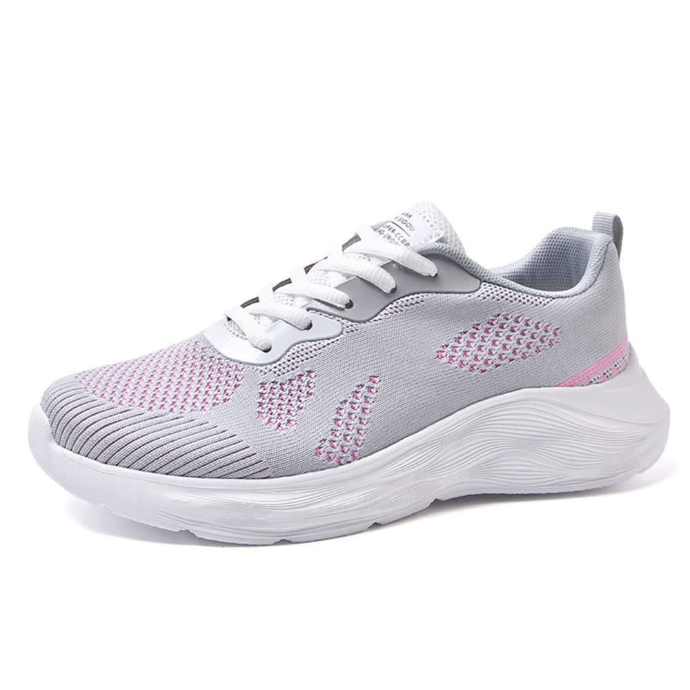 Fashion Net Knitting White Women Sport Shoes Casual Black Women Sneakers Black Women's Tennis Unique Maker Cheaper Top Comfort Sho