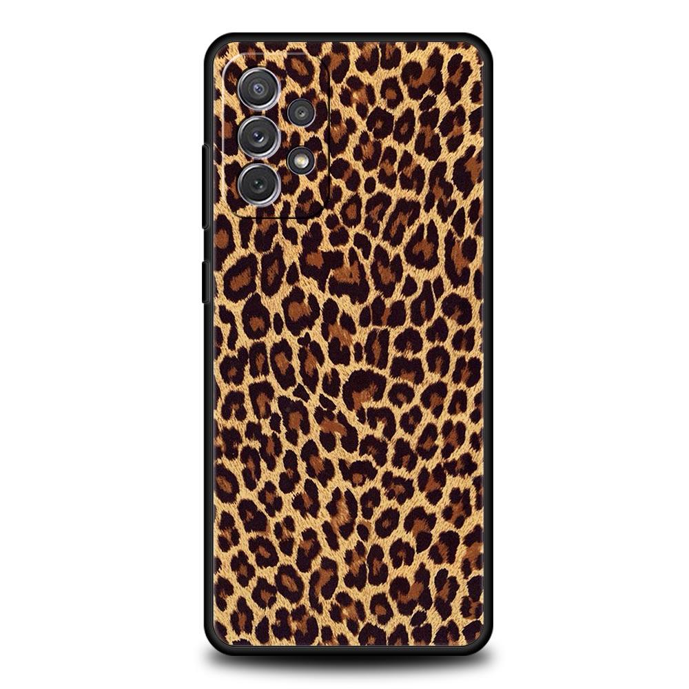 Etui na telefon z wzorem tygrysa, pantery i kwiatów dla Samsung A13 A51 A71 A41 A31 A21S A11 A01 A03S A12 A32 A52 A22 A23 A33 A53 A73 5G