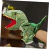 Ledmomo Dinosaur Hand Puppet, Realistic Tyrannosaurus Plush Toy for Fingers, Pretend Play with Openable Mouth, Random Colors