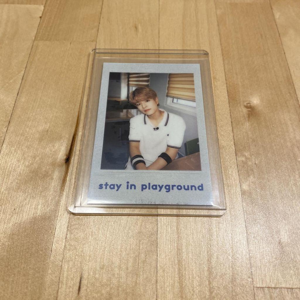 [USED] Straykids Stayin Playground Seungmin Polaroid Trading Card