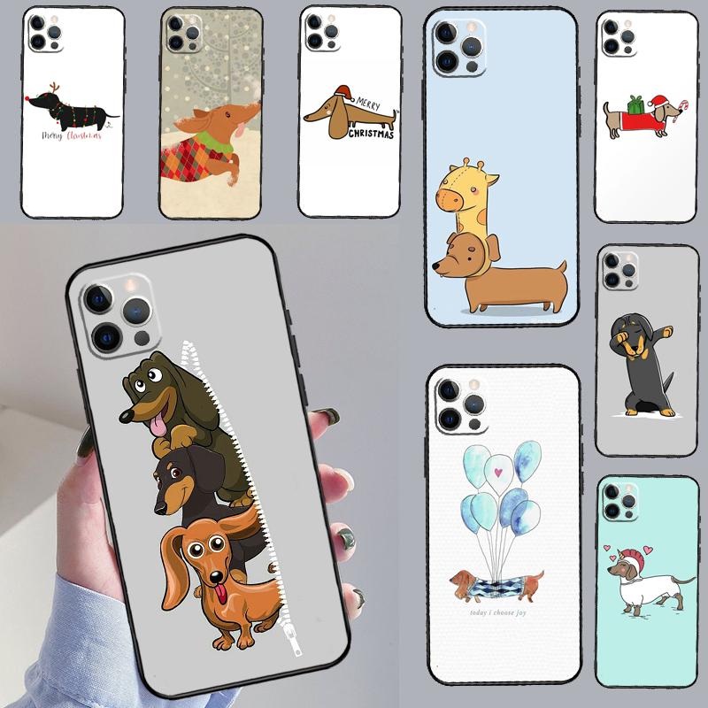 Dachshund Silhouette Dog Case For Samsung Galaxy M12 M52 M06 M16 M36 M56 M33 M15 M55 M31 M13 M14 M53 M32 M35 M34 M54