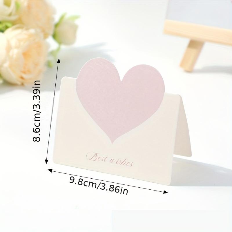 100pcs Morandi Color Cards Greeting Holiday Universal Gift Card Valentine's Day Christmas Wish Card